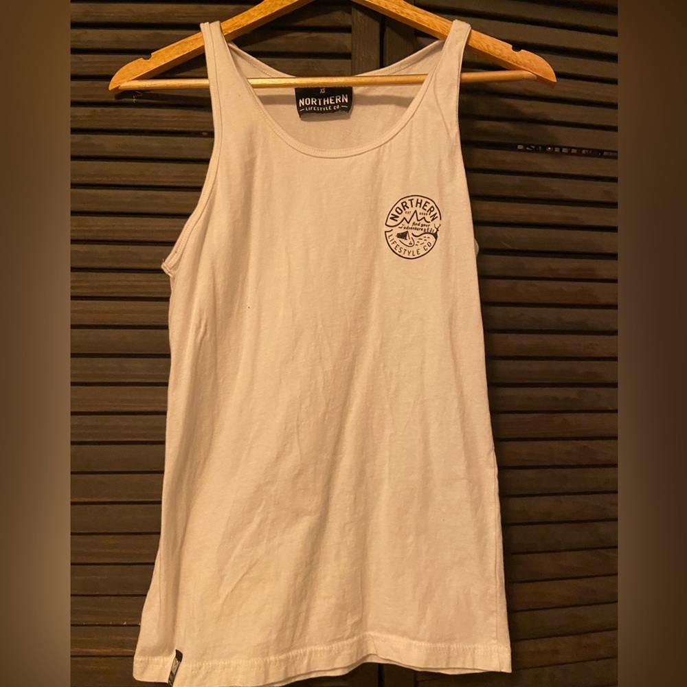 White Northern Lifestyle tank top